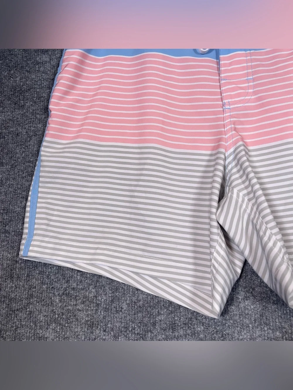 Chubbies The Stripe Dreams Board Shorts Mens 35 6in Inseam Pockets Swim Trunks